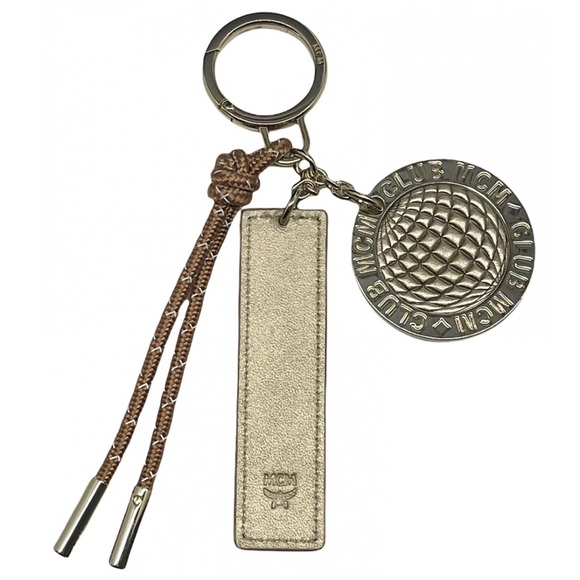 MCM New In Box Gold Charm Key Chain - Picture 2 of 8